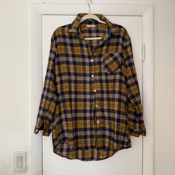 ADORA utton Down Plaid Shirt main image 1